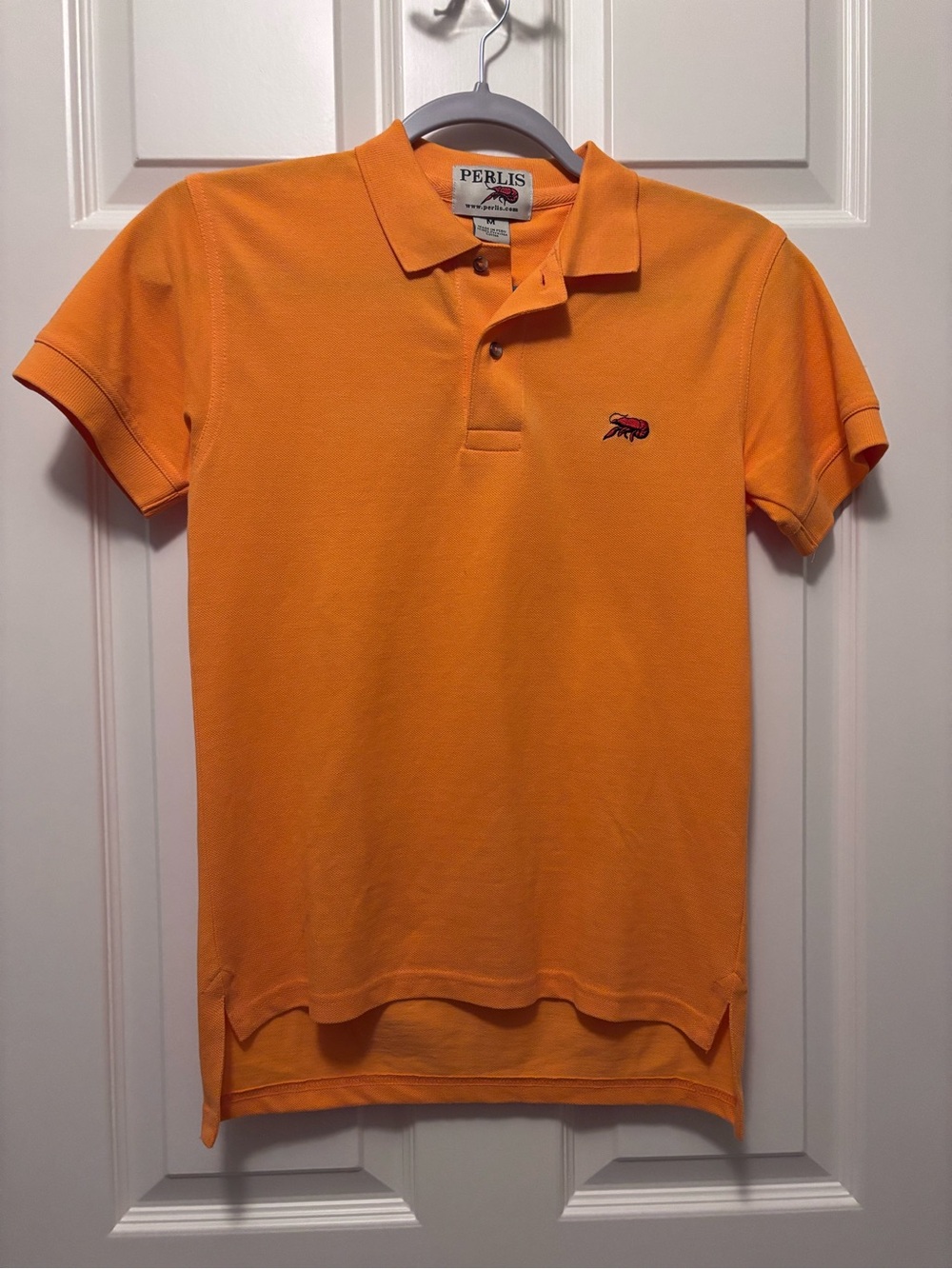 Perlis orange polo sz Youth M